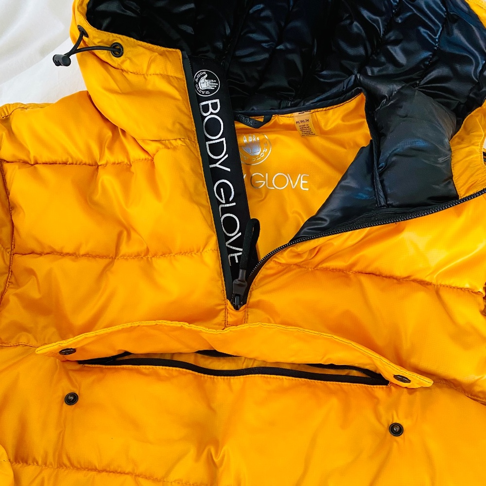 Yellow Body Glove Pullover Puffy